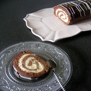 gateaux roule chocolat meringue