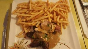 magret de canard avec sauce au foie gras