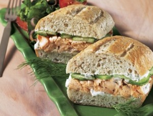 sandwich au saumon sans gluten