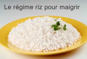 Le régime riz pour maigrir
