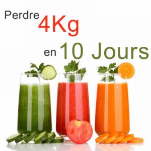 jus legumes fruit perdre 4 kg 10 jour