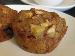 muffins pommes