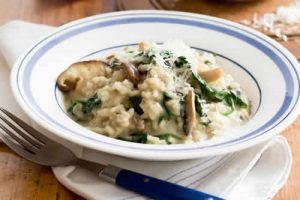 risotto aux cepes fromage