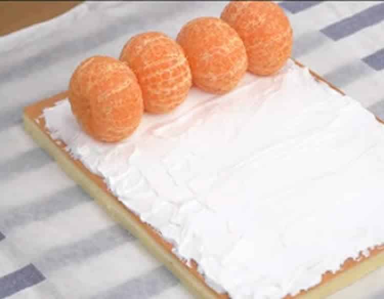 Bûche Noël clémentines thermomix