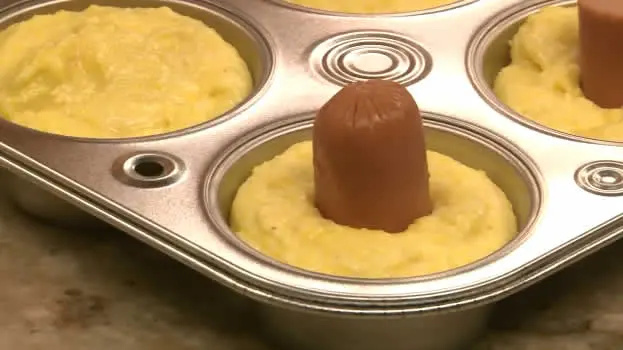 Muffins aux saucisses hot dog 1