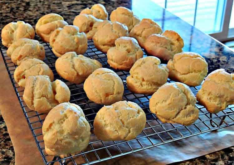 Choux crème pâtissière chocolat