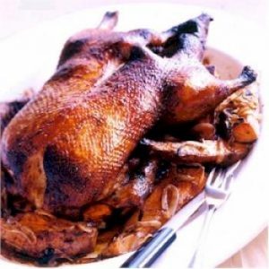 canard roti au miel