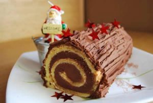 Bûche de Noël facile