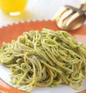 Fettuccine with Genovese Pesto