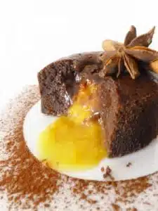 fondant au chocolat et orange