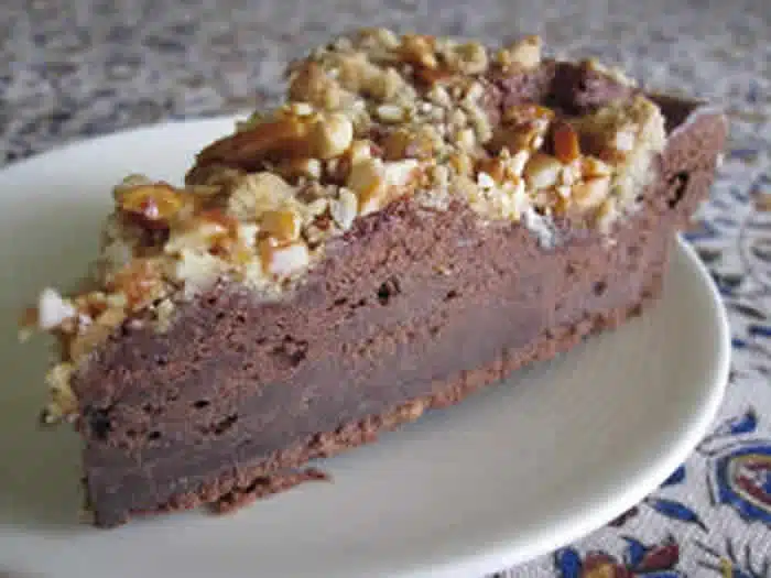 gateau au chocolat et aux amandes