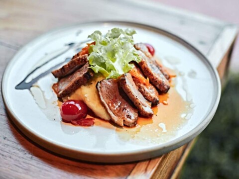 Magret de canard croustillant