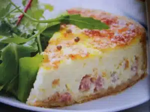 quiche lorraine sans pate