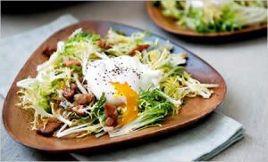 salade lyonnaise vegetarienne