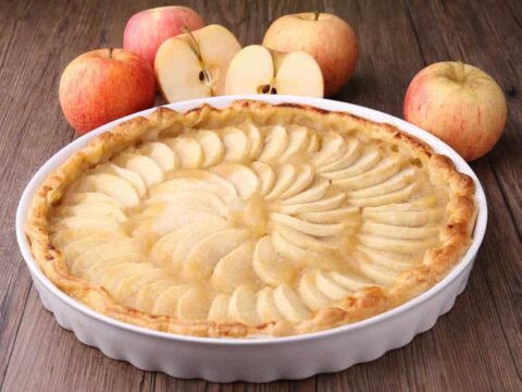 Tarte aux pommes alsacienne