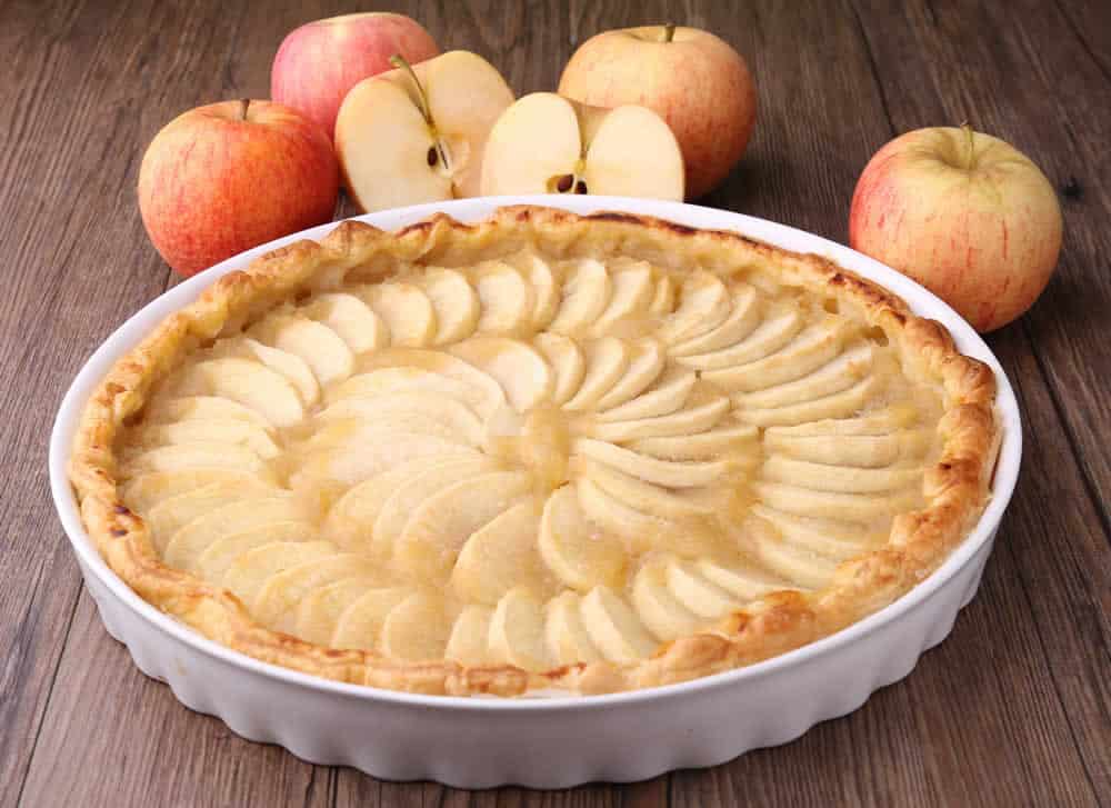 Tarte aux pommes alsacienne