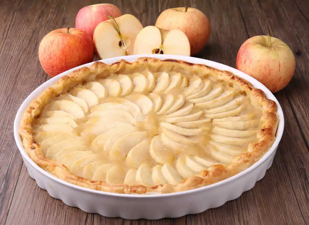 Tarte aux pommes alsacienne