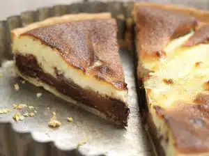 Tarte chocolat et poires