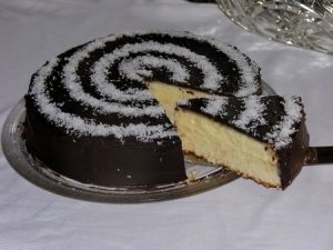 gateau semi biscuite noix de coco chocolat