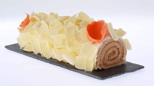 Bûche de noël aux agrumes au thermomix
