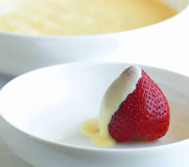 Crème anglaise avec thermomix
