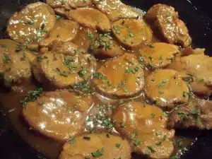 filets de porc sauce moutarde