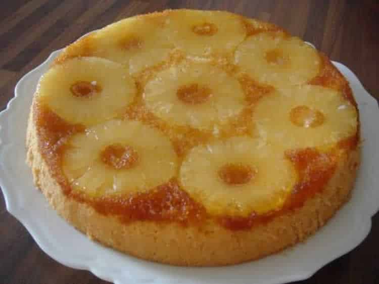 gateau ananas caramelise avec thermomix