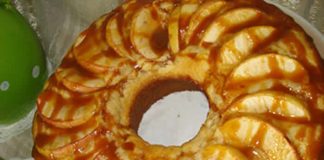 Gâteau aux pommes et caramel avec thermomix