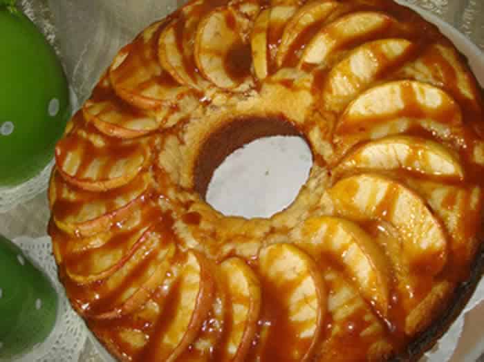 Gâteau aux pommes et caramel avec thermomix