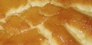 Gâteau de semoule aux pommes et au caramel avec Thermomix