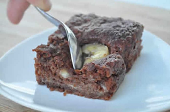 Gâteau facile moelleux bananes chocolat avec thermomix