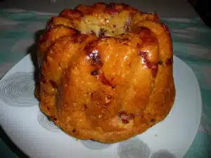 kouglof aux noix et aux lardons avec thermomix