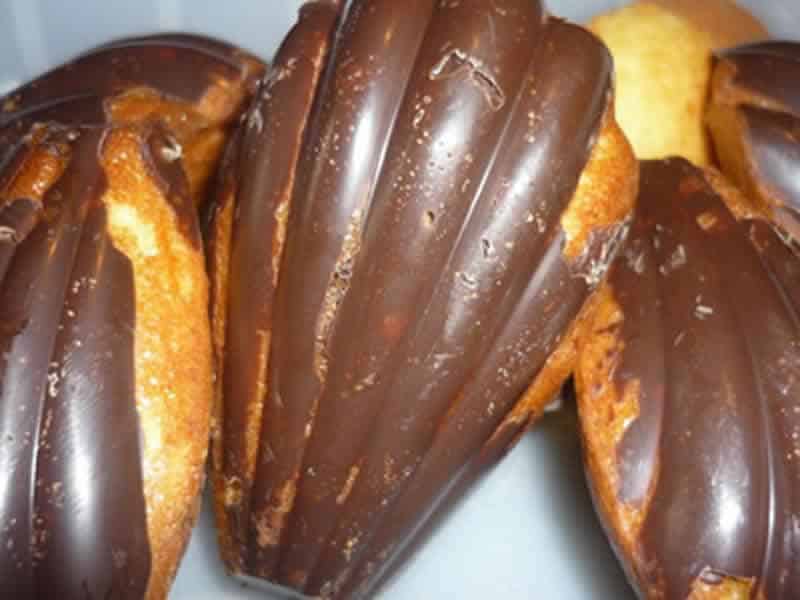 madeleine en coque de chocolat avec thermomix