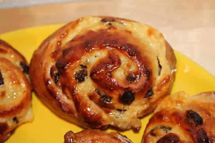 petits pains aux raisins avec thermomix