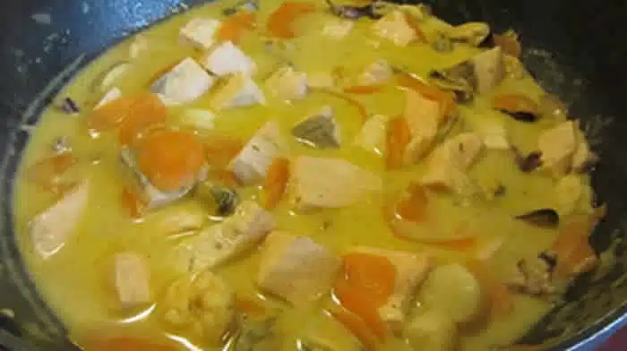 saumon au safran avec cookeo