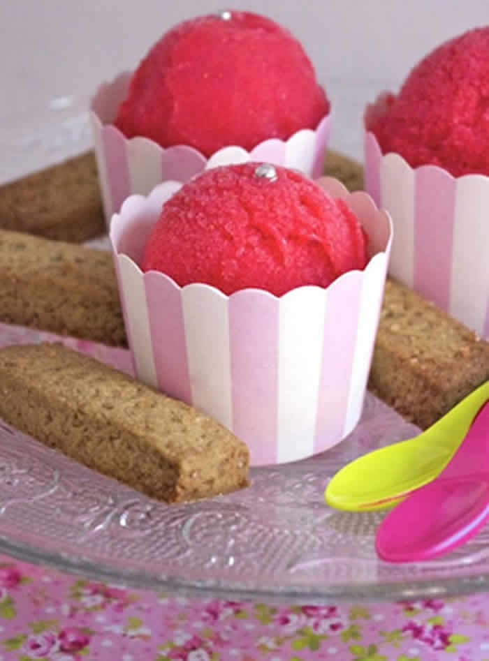 sorbet fraise avec thermomix