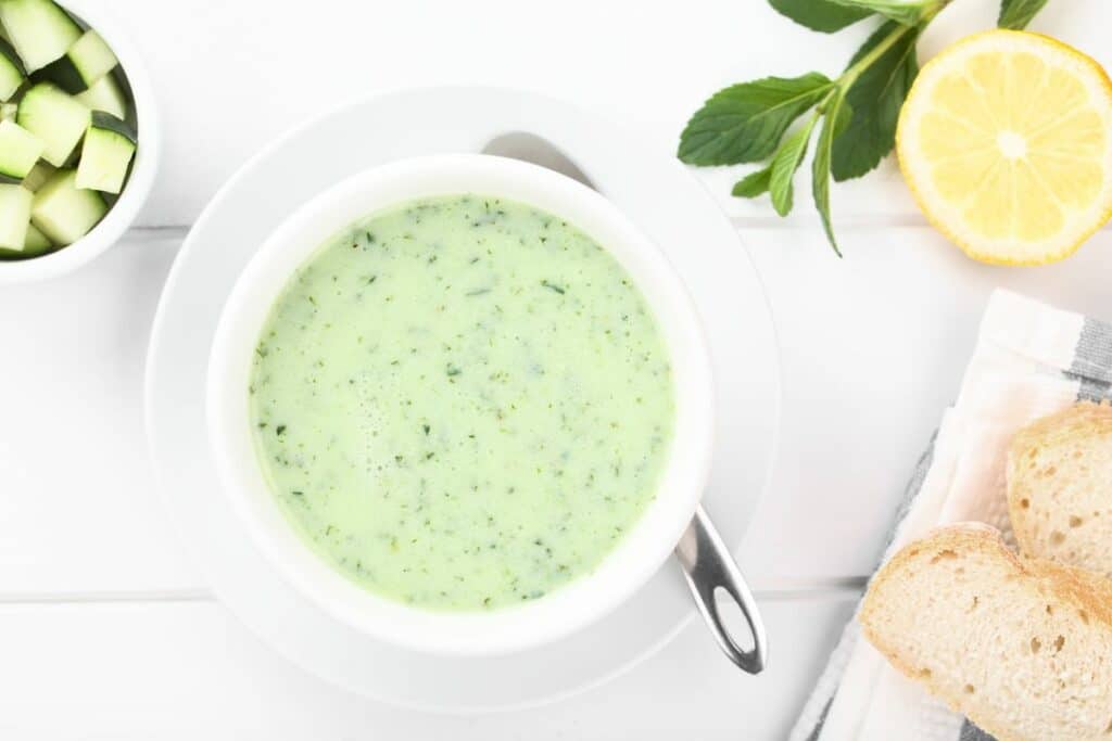 Soupe au concombre avec thermomix