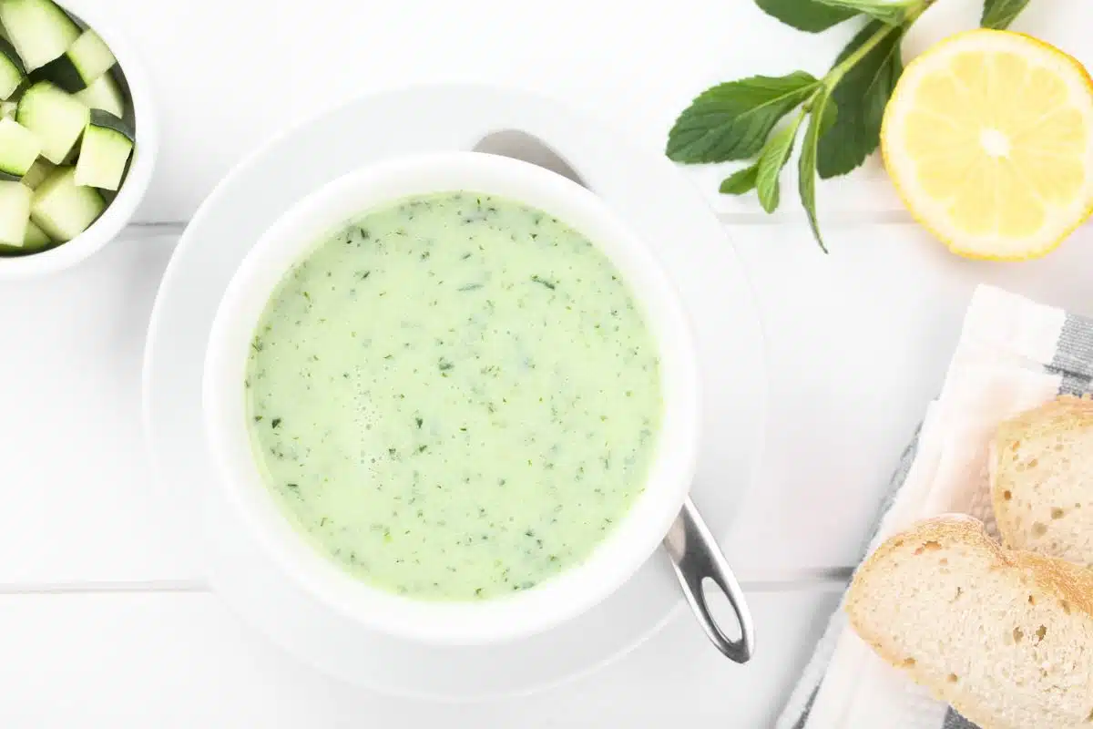 Soupe au concombre avec thermomix