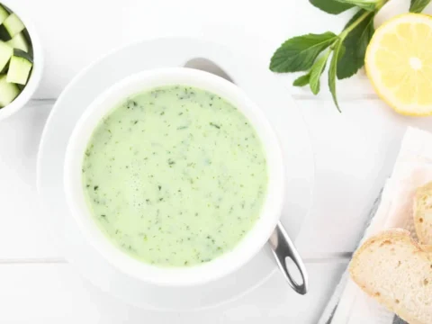 Soupe au concombre avec thermomix