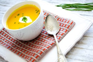 soupe de carottes au gingembre avec thermomix