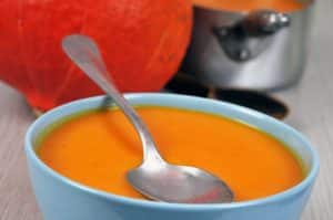 veloute de potimarron et carottes avec thermomix