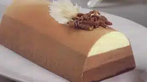 bûche de noël aux trois chocolats