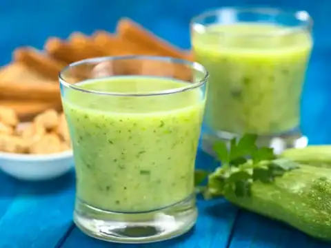 velouté de courgette et concombre avec Thermomix