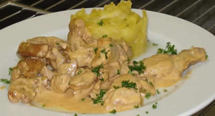 Émincé de dinde à la moutarde avec cookeo