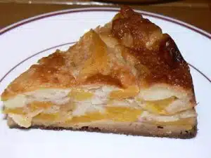 clafoutis aux peches avec thermomix