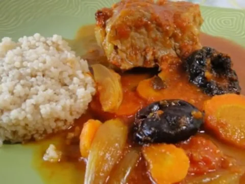 Filet Mignon aux Pruneaux et Carottes