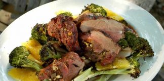 gigot agneau brocolis et pommes de terre avec cookeo