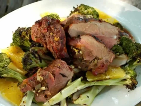 Gigot d'Agneau Brocolis et Pommes de Terre au Cookeo