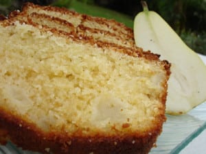 moelleux aux poires sans gluten