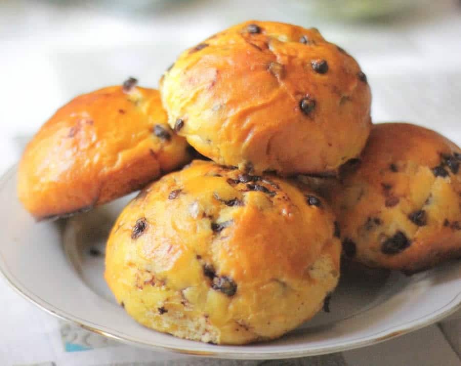 Petits pains brioches chocolat avec thermomix